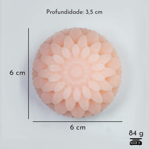 Imagem 1 de 4 de Forma De Silicone Flor Nature Ib-833
