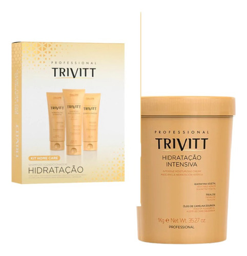 Kit Manutenção Trivitt + Máscara De Hidratação Intensiva 1kg