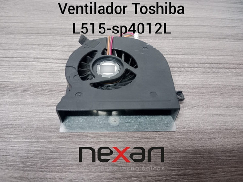 Ventilador Para Portátil Toshiba L515-sp4012l