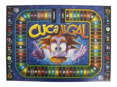 Jogo De Tabuleiro Cuca Legal +600 Perguntas Pais E Filhos