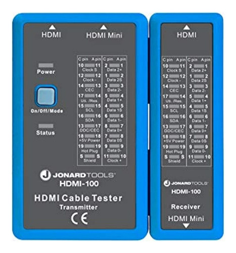 Jonard Tools Probador De Cables Hdmi-100 Hdmi Para Cables Hd