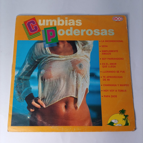 Cumbias Poderosas 1989 Vinil Álbum Lp Eco Peerless