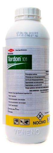 Tordon 101 (control Arboles Y Malezas) X 1 Lt.