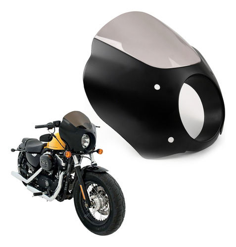 Parabrisas Cafe Racer Para Sportster Xl 883 1200 Fxdl