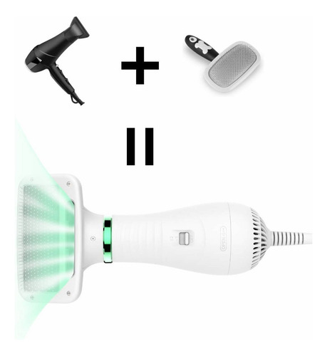 Portátil E Silencioso 2 Em 1 Pet Grooming Secador De Cabelo