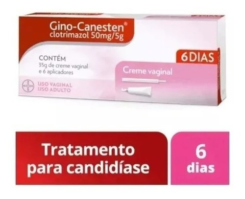 Gino-canesten Tratamento Candidíase C/6 Aplicadores Creme