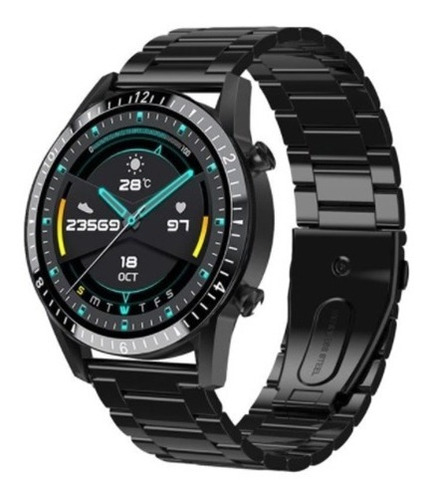 Smartwatch Llamadas Bluetooth Metalico Negro