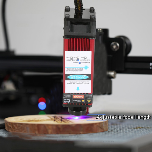 5.5w Módulo Laser 450nm Gravação Laser Cabeça Ajustável