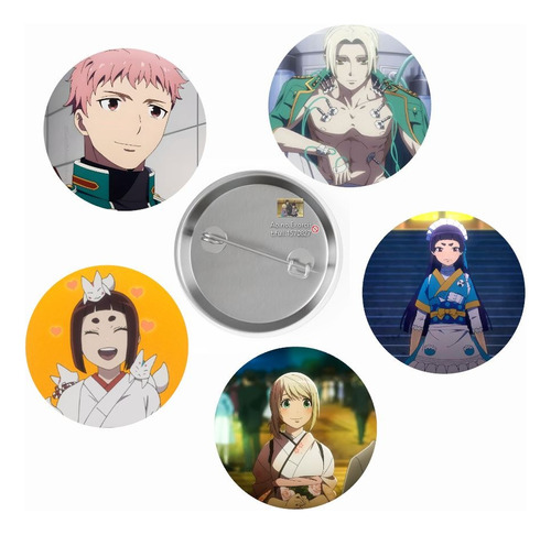 Pack 5 Chapitas Grandes: Ao No Exorcist