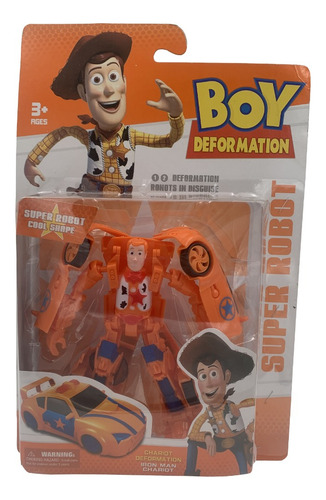 Robot Carro Juguete Super Transformer De Muñeco Para Niños