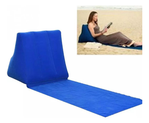 Alfombra De Camping Para Playa, De Pvc, Hinchable, Flocada