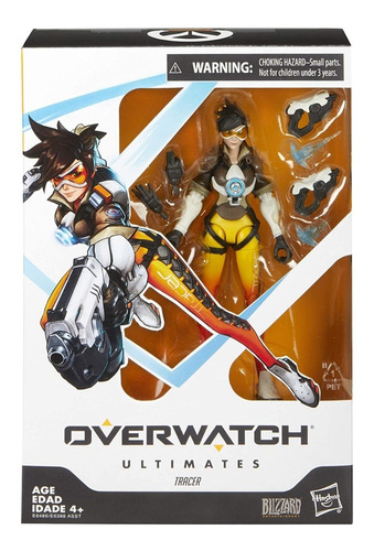 Hasbro Overwatch Ultimates Series Tracer Figura De Accion