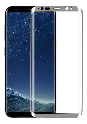 Vidrio Templado Curvo Samsung Galaxy S8 Plateado
