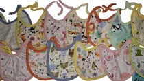 Comprar Pack X 3 Baberos De Pique Con Plastico Atras - Ajuar Bebes
