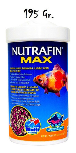 Nutrafin Max Mixtura Granulo Realzador Color Goldfish 195 Gr