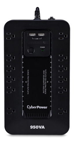 Respaldo De Batería Cyberpower Sx950u Para Pc De 12 Tomas