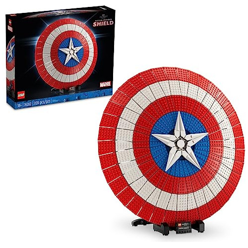 Lego Marvel Captain Americas Shield 76262 Model Kit For Adu