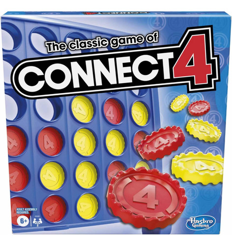 Juego De Mesa Connect 4 Clásico Familia Amigos Multijugador