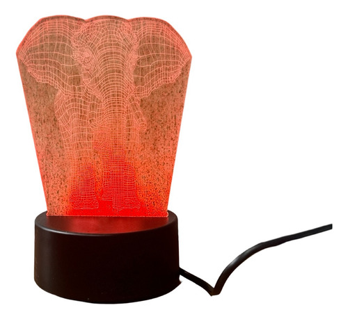 Lampara Con Efecto 3d Con Varios Diseños, 3 Colores De Luz