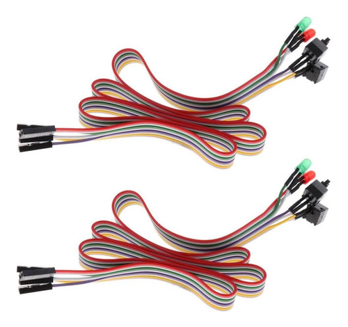 2pcs Cable Del Interruptor De Alimentación De Escritorio