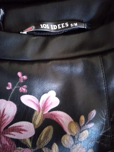 Mini 101 Idees Paris Simil Cuero Y Gamuzada Flores Mandala