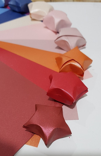 Papel Para Origami : 15x15 Violeta Perlado Pack X 20 Hojitas