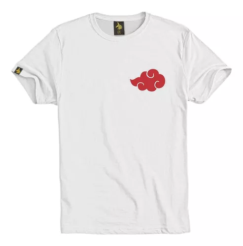 Camiseta Anime Naruto Akatsuki Nuvem Vermelha