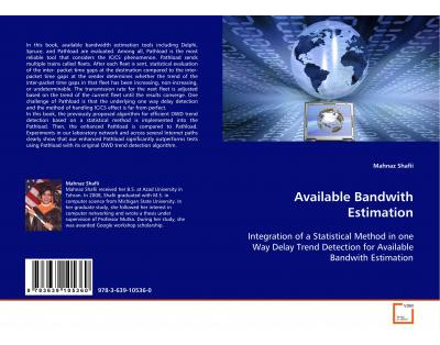 Libro Available Bandwith Estimation - Mahnaz Shafii