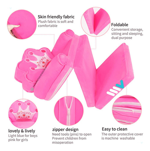 Peluche Sofá Cama Para Niños Colchoneta Guarderia Varios