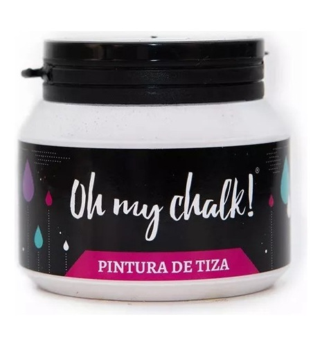 Pintura A La Tiza, Pinceleta, Laca - 5 Productos Oh My Chalk