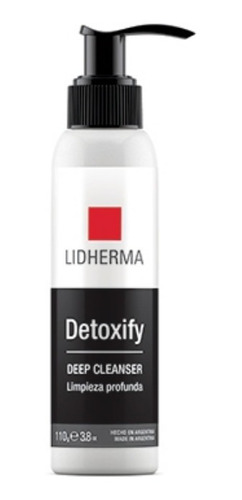 Lidherma Detoxify Cleanser Gel Limpieza Piel Grasa Impurezas