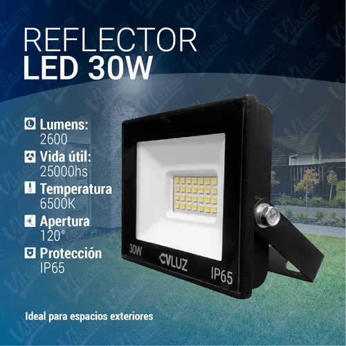 Reflector Led Exterior 30w Proyector Exterior + Fotocélula