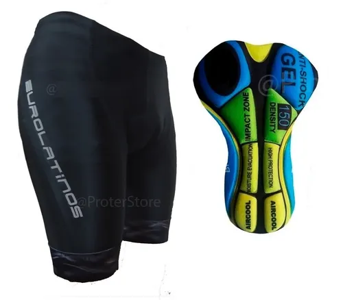 Lycra Corta Con Badana Gel Ciclismo Mtb Ruta Hombre Original