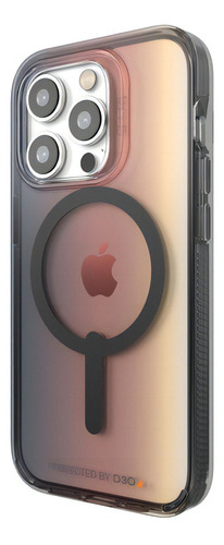 Funda Gear4 Milan Snap iPhone 14 Pro - Puesta De Sol Ombre Color Naranja Liso