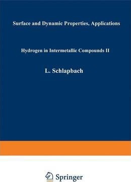 Libro Hydrogen In Intermetallic Compounds Ii : Surface An...