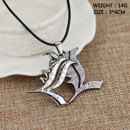 Collar Colgante Con Logotipo L, Regalo Precioso