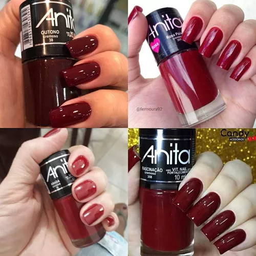 ESMALTE ANITA ROSA PAIXAO 10ML - ANITA - Belíssima Cosméticos