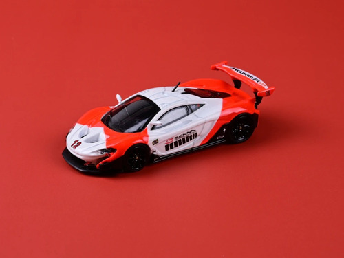 Miniatura Ayrton Senna Mclaren P1 Gt-r Cm-model 1:64 (7cm) Cor Vermelho