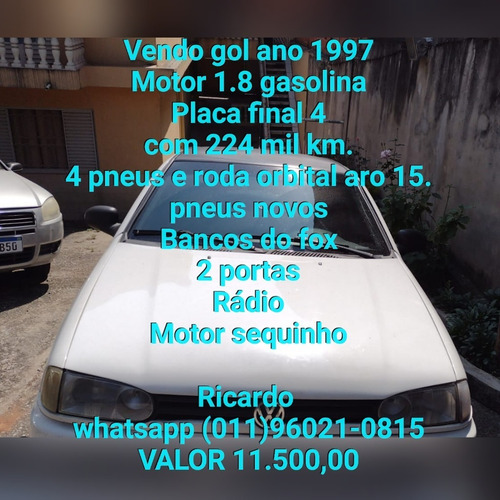 Imagem 7 de 7 de Gol 1997 Motor 1.8 2 Portas