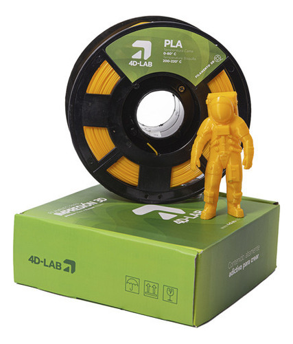 Filamento Pla Premium Amarillo 1.75mm +/-0.03mm