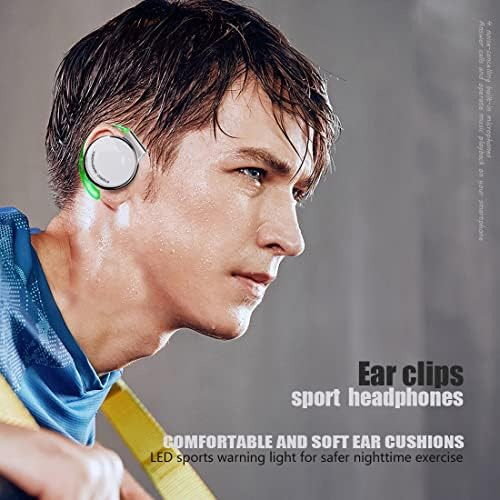 Auriculares On Ear Bluetooth V5.3, Auriculares Con Clip Inal