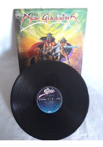 Lp Disco De Acetato De The New Glatiator Quiet Riot Kick Axe (Usado)