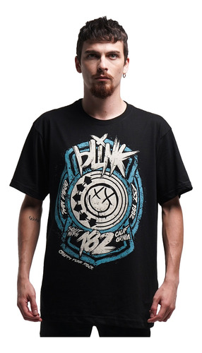 Camiseta Blink 182 Blue Stamp Rock Activity