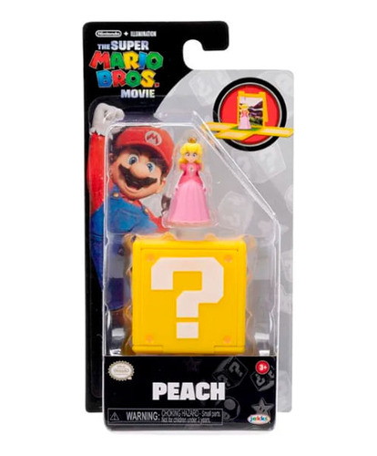 Super Mario Bros Figura 07cm Peach Con Sorpresa En Blister