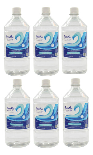 Agua Pranamar El Sabor Del Mar Pack 6 Unidades 1l