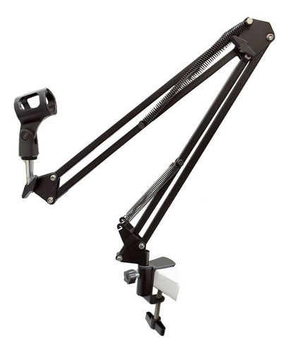 Imagem 3 de 4 de Kit Jiaxi Suporte Braço Articulado + Pop Filter P/ Microfone