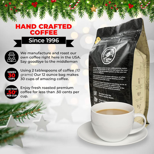 Christopher Bean Café Sabor Caramelo Nuez, 12 Oz,1 Pack