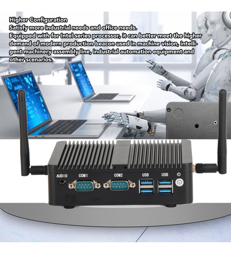 Mini Pc Cpu J4125 Ddr4 8g Industrial Sin Ventilador De Doble