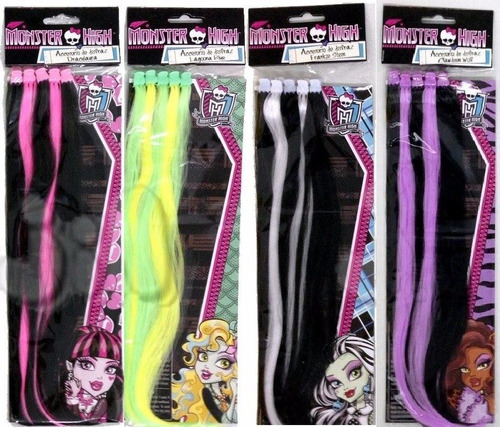 Accesorio Mechas Pelo Disfraz Monster High Original Licencia