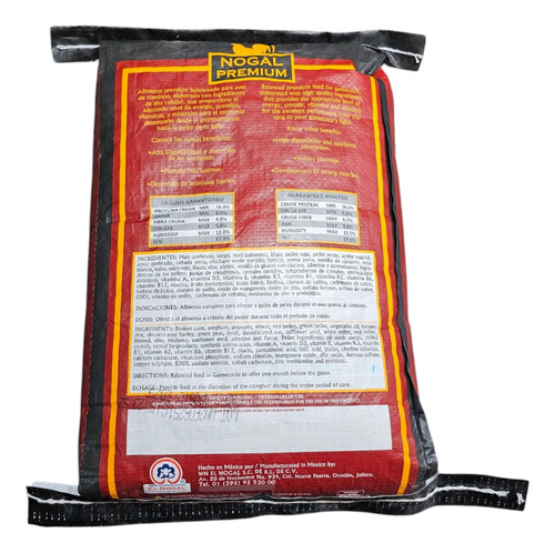 Nogal Premium 5kg Alimento P/gallos De Combate